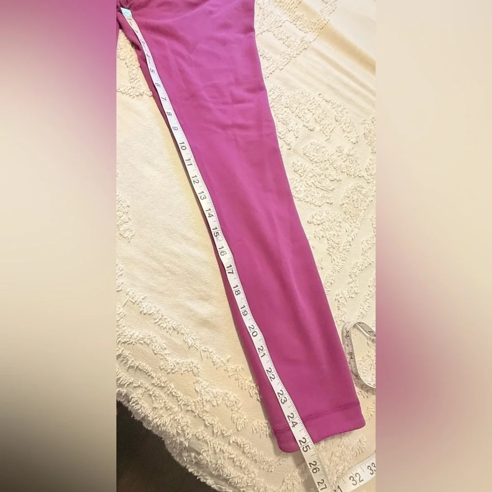 Lululemon Athletica Pink Leggings with Supportive Waistband